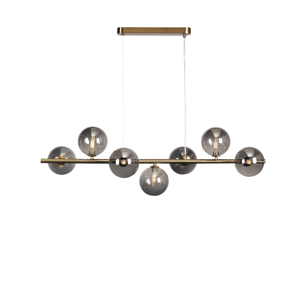 Bubbles Långbordstaklampa 90cm Smoke