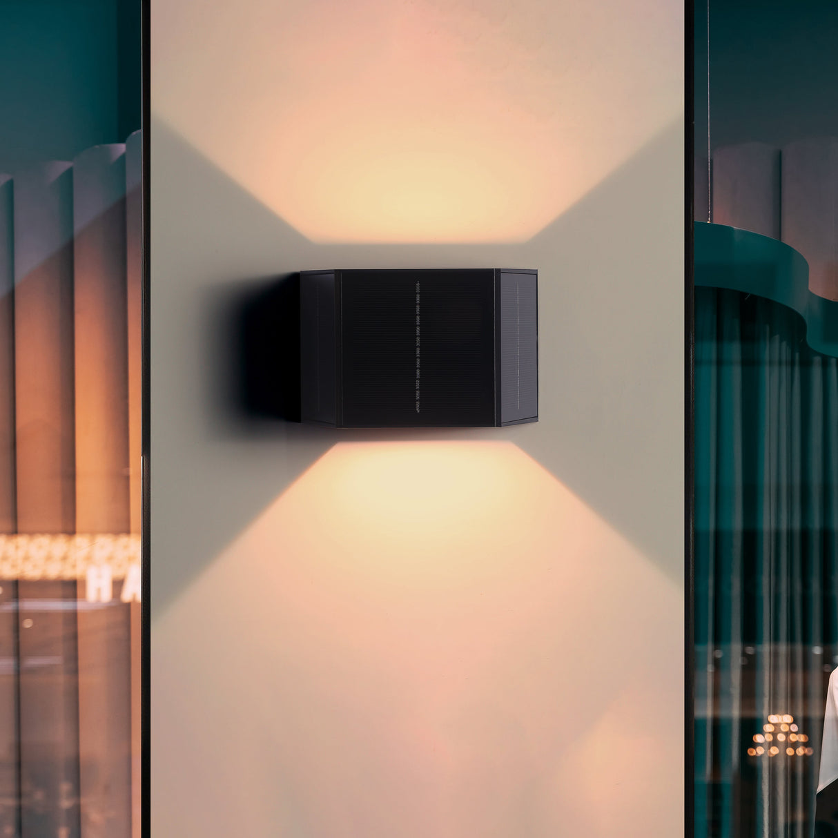 Setta Solcells Vägglampa-Lampconcept.se