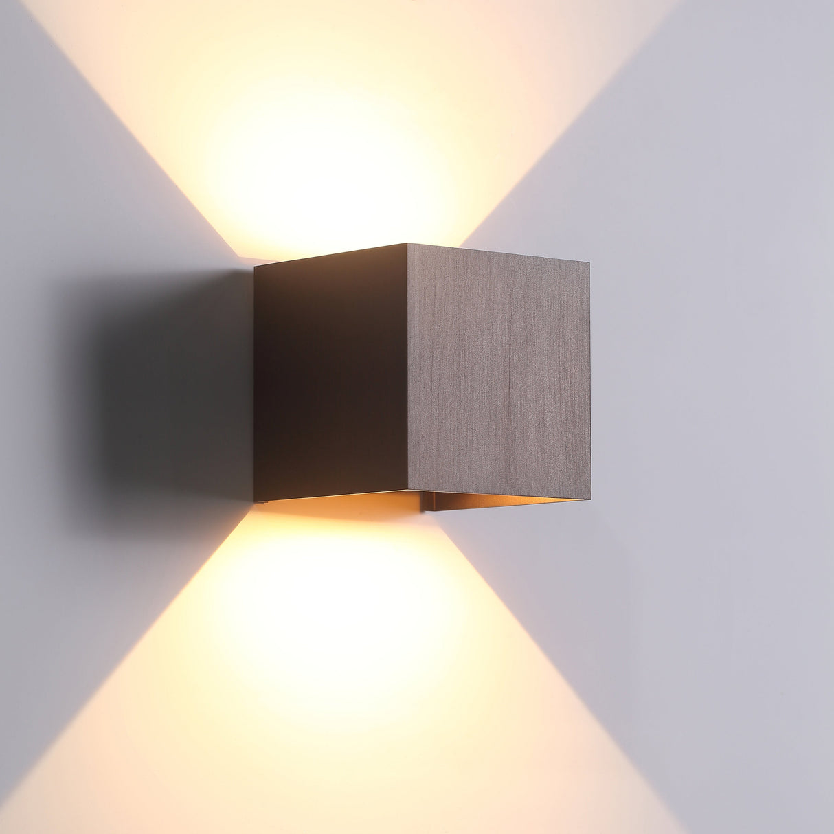 LED Vägglampa IP54 6W Utomhus Antique Copper