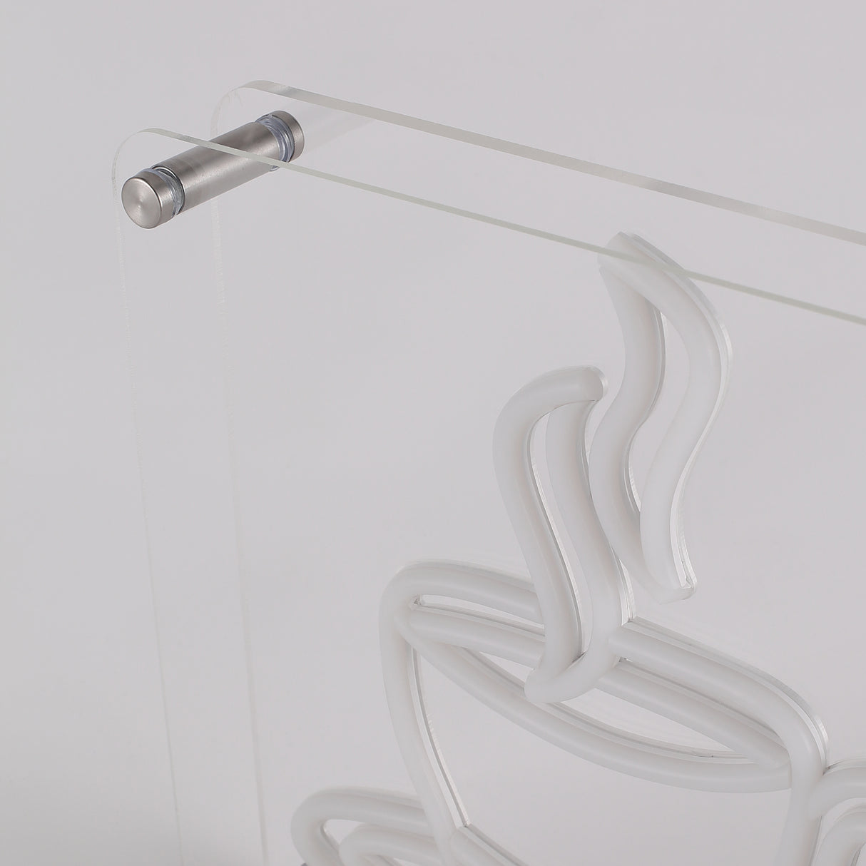 Coffee LED Neon Box Bordlampa