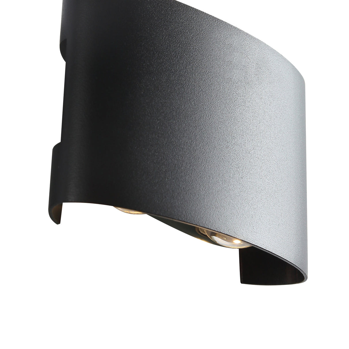 Ortelo 4W 12cm Vägglampa Utomhus Svart-Lampconcept.se