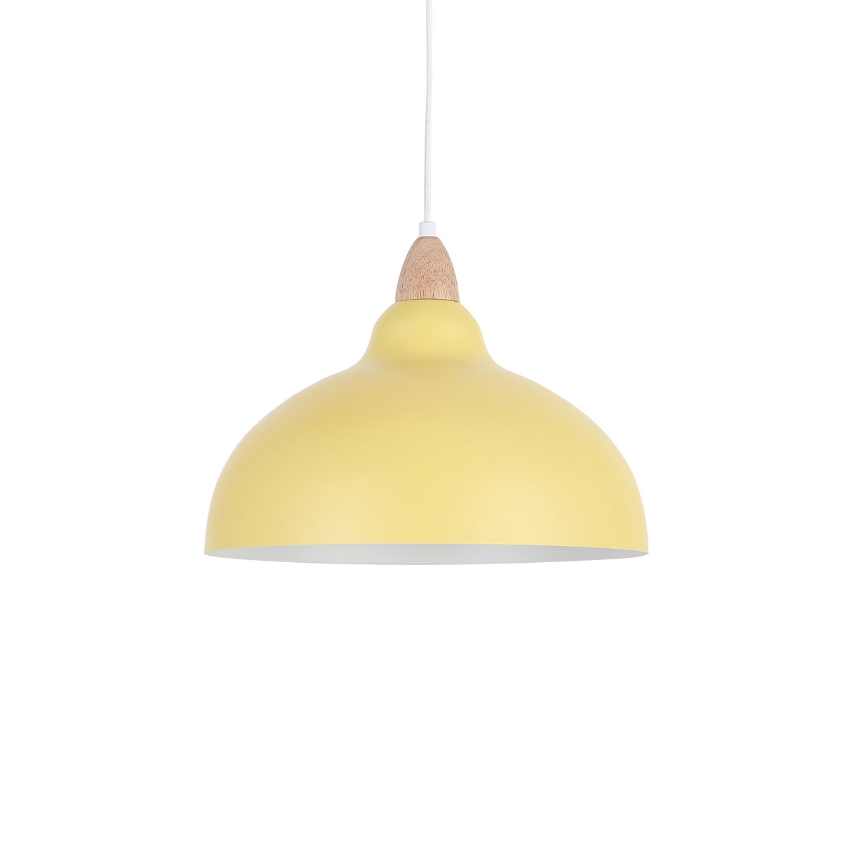 Oak Taklampa Ø35 Lemon Gul