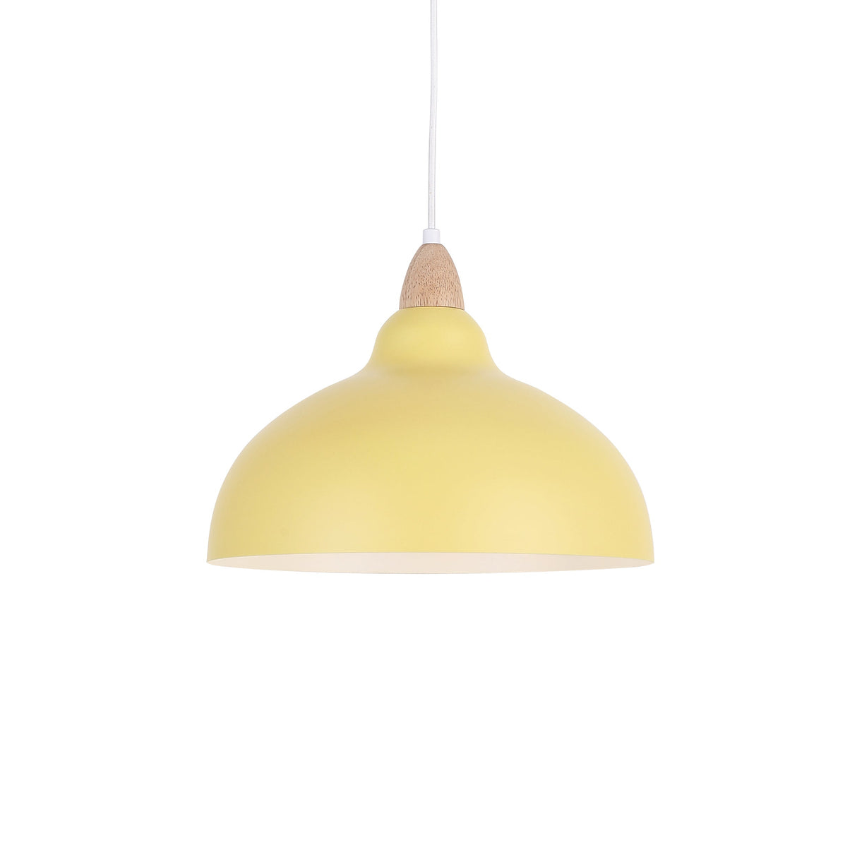 Oak Taklampa Ø35 Lemon Gul