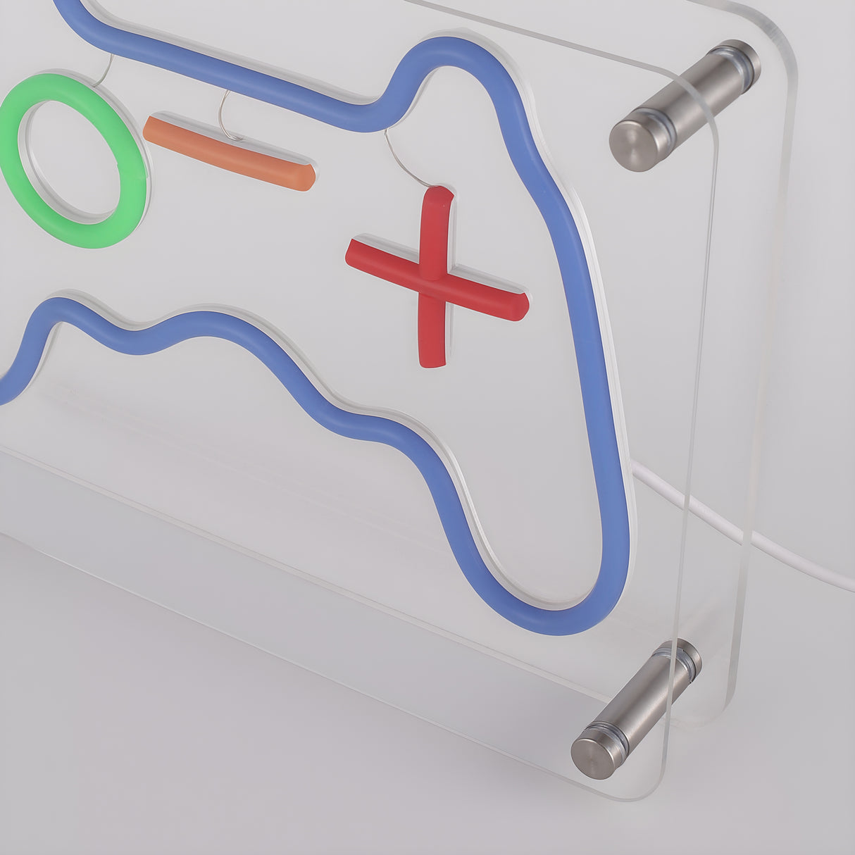 Joystick LED Neon Box Bordlampa