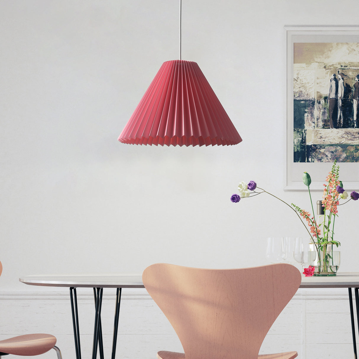 Grooves Taklampa Ø35 Rosa-Lampconcept.se