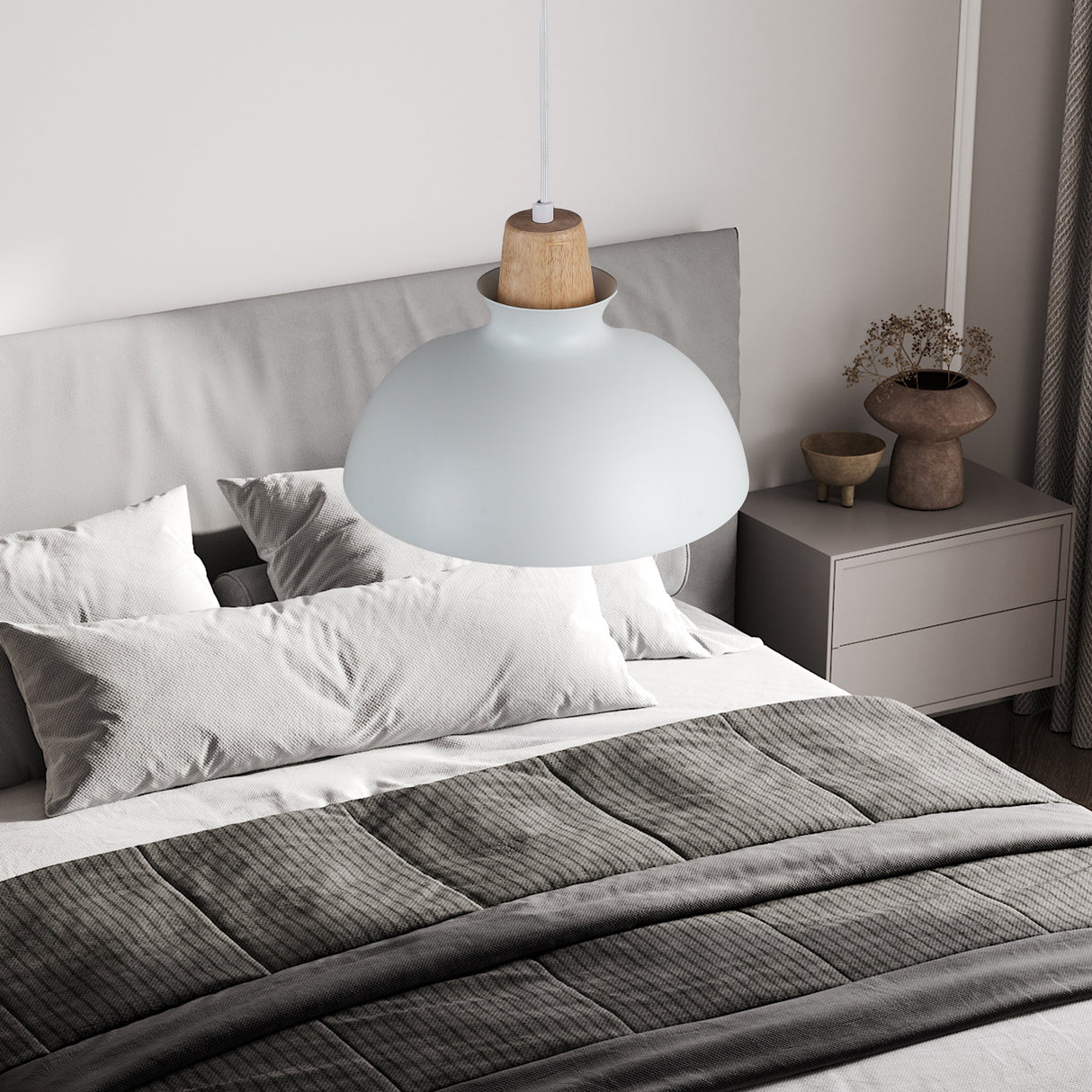 Tray Taklampa Ø28 Vit