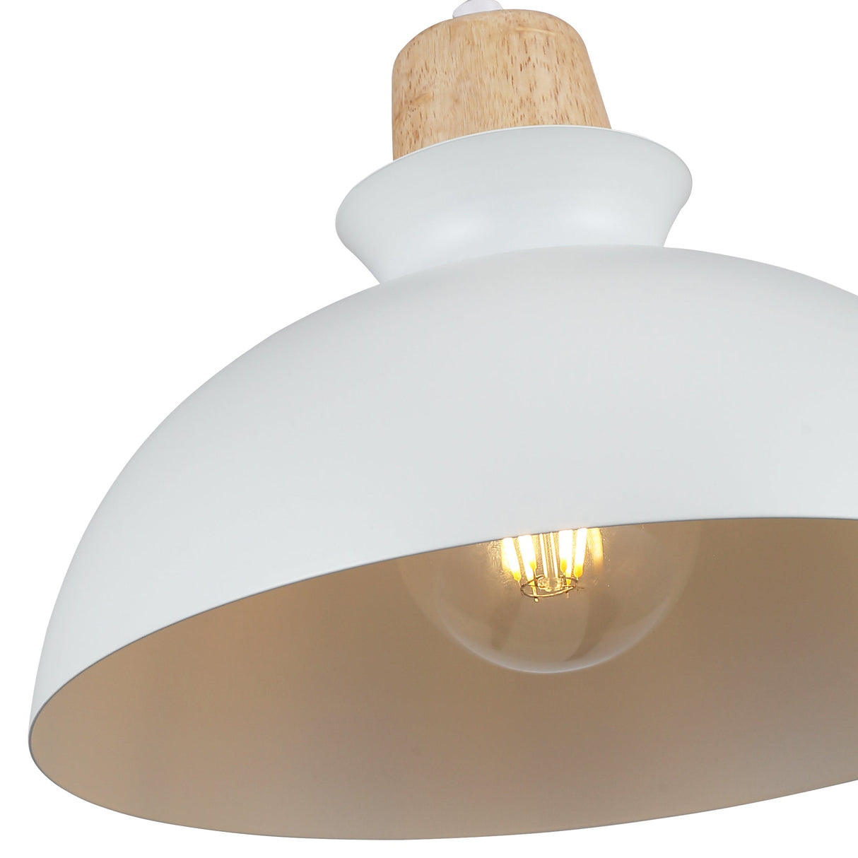 Tray Taklampa Ø28 Vit