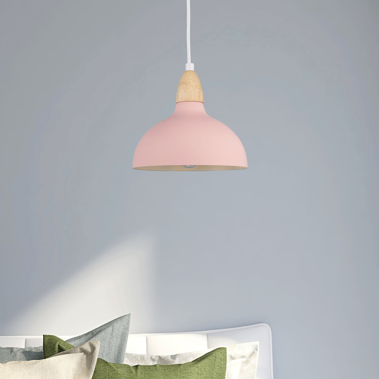 Oak Taklampa Ø19 Flamingo Pink