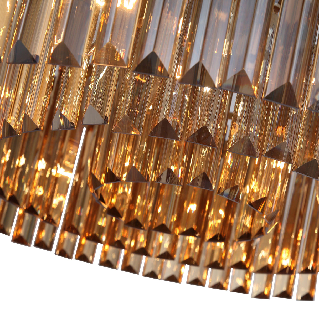 Santorini Ljuskrona Ø55 Amber-Lampconcept.se