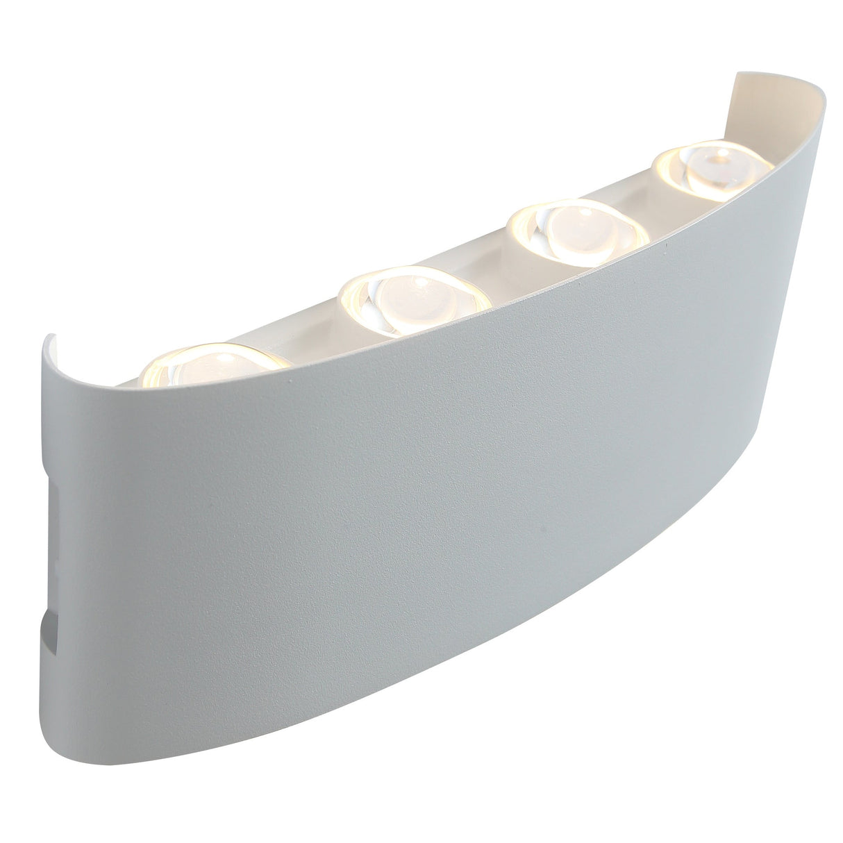 Ortelo 8W 22cm Vägglampa Utomhus Vit-Lampconcept.se