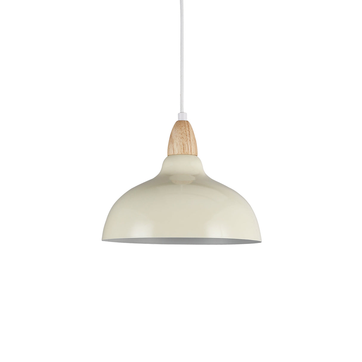 Oak Taklampa Ø24 Glossy Vanilj
