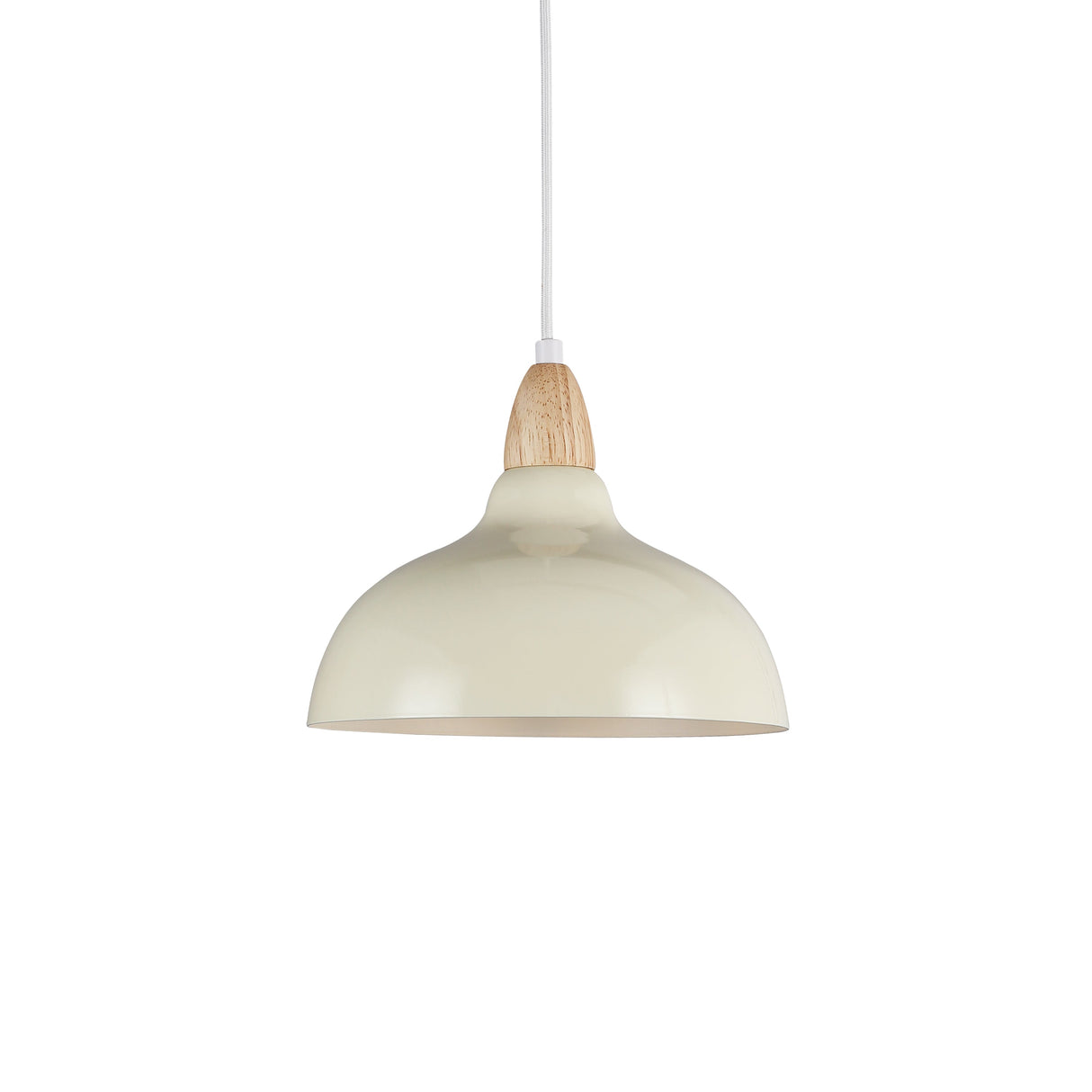 Oak Taklampa Ø24 Glossy Vanilj