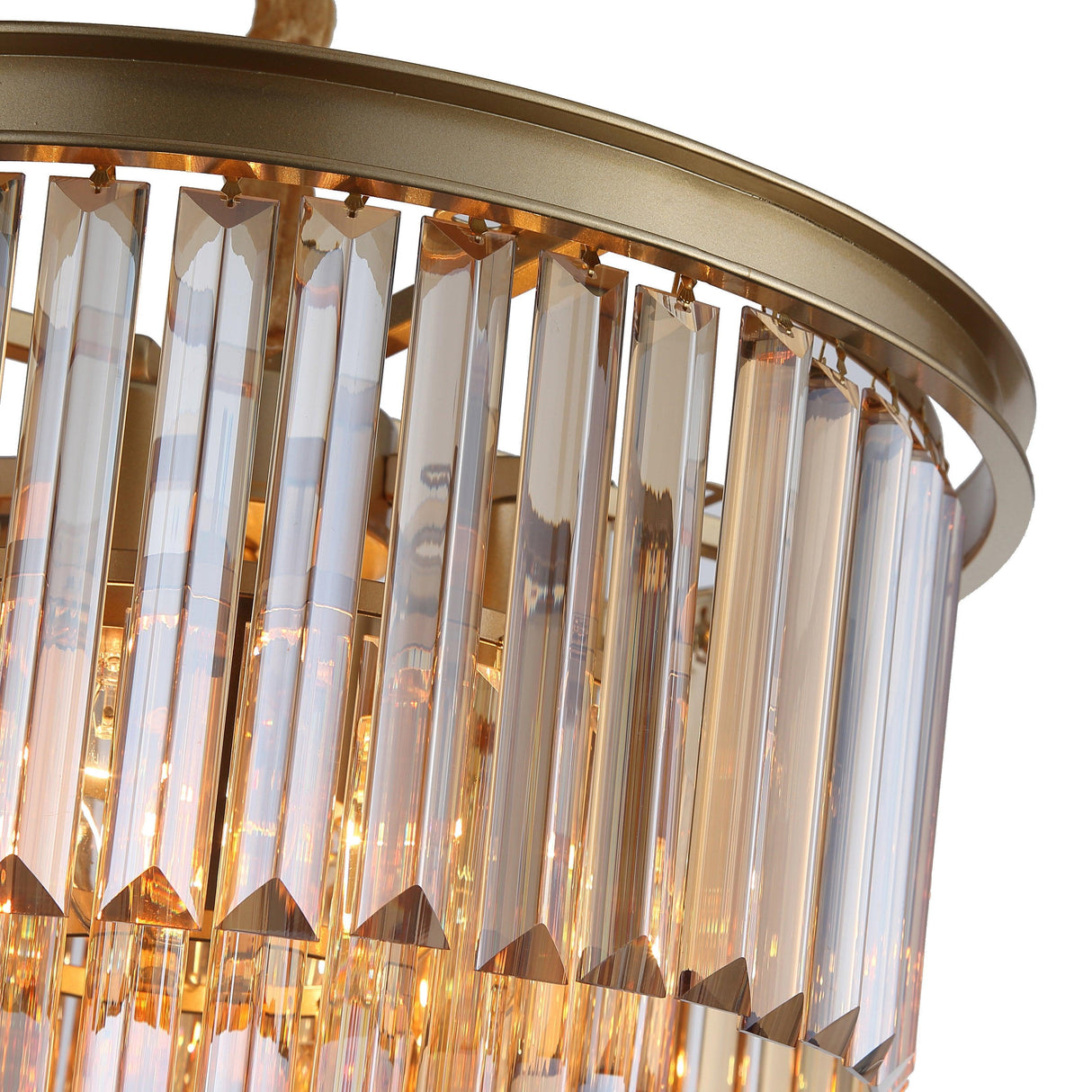 Santorini Ljuskrona Ø40 Amber-Lampconcept.se