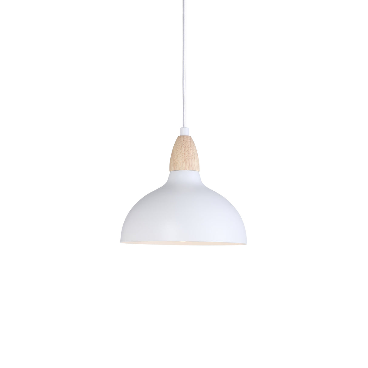 Oak Taklampa Ø19 Vit-Lampconcept.se