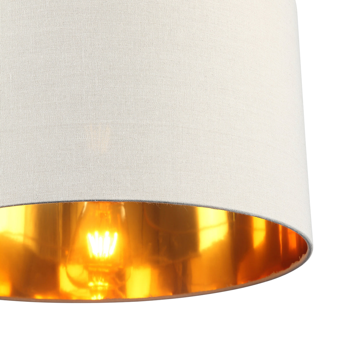 Drum Taklampa Ø40 Linne/mässing