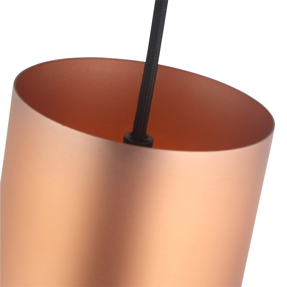 Big Tube Taklampa H27 Borstad Koppar-Lampconcept.se