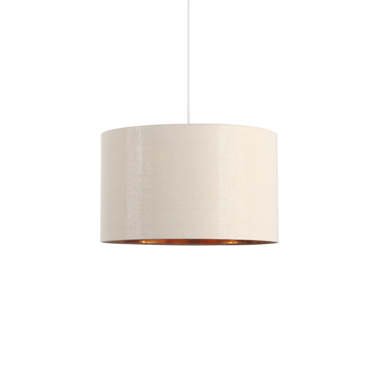 Drum Taklampa Ø40 Linne/mässing