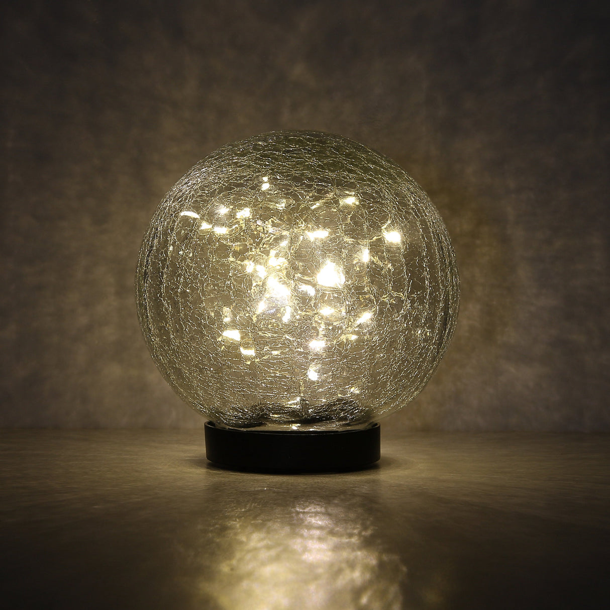 Solcelle Glasklot 15cm