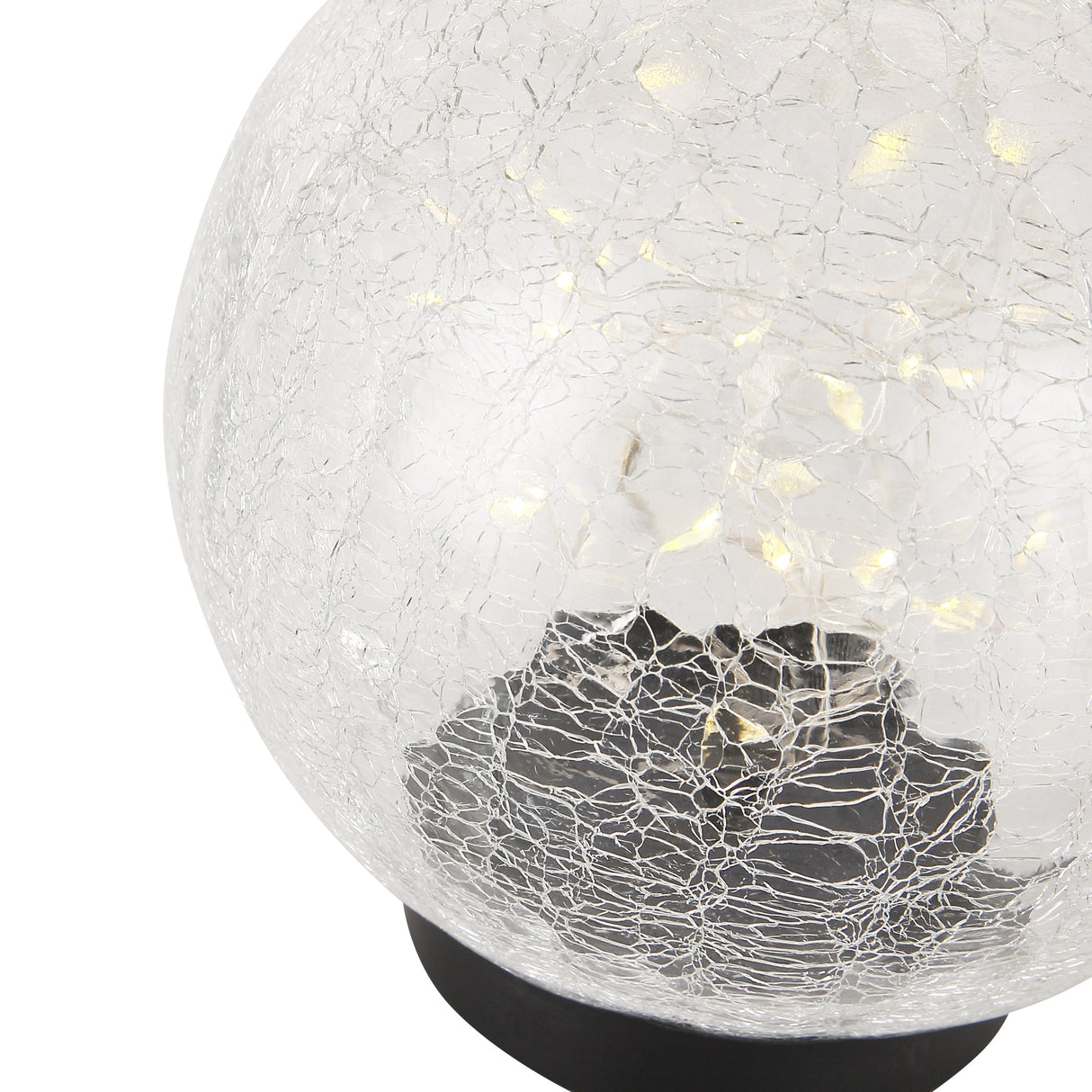 Solcelle Glasklot 15cm