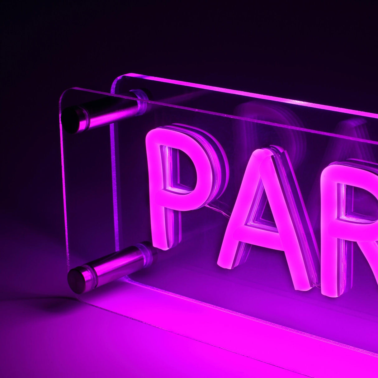 Paris LED Neon Box Bordslampa-Lampconcept.se