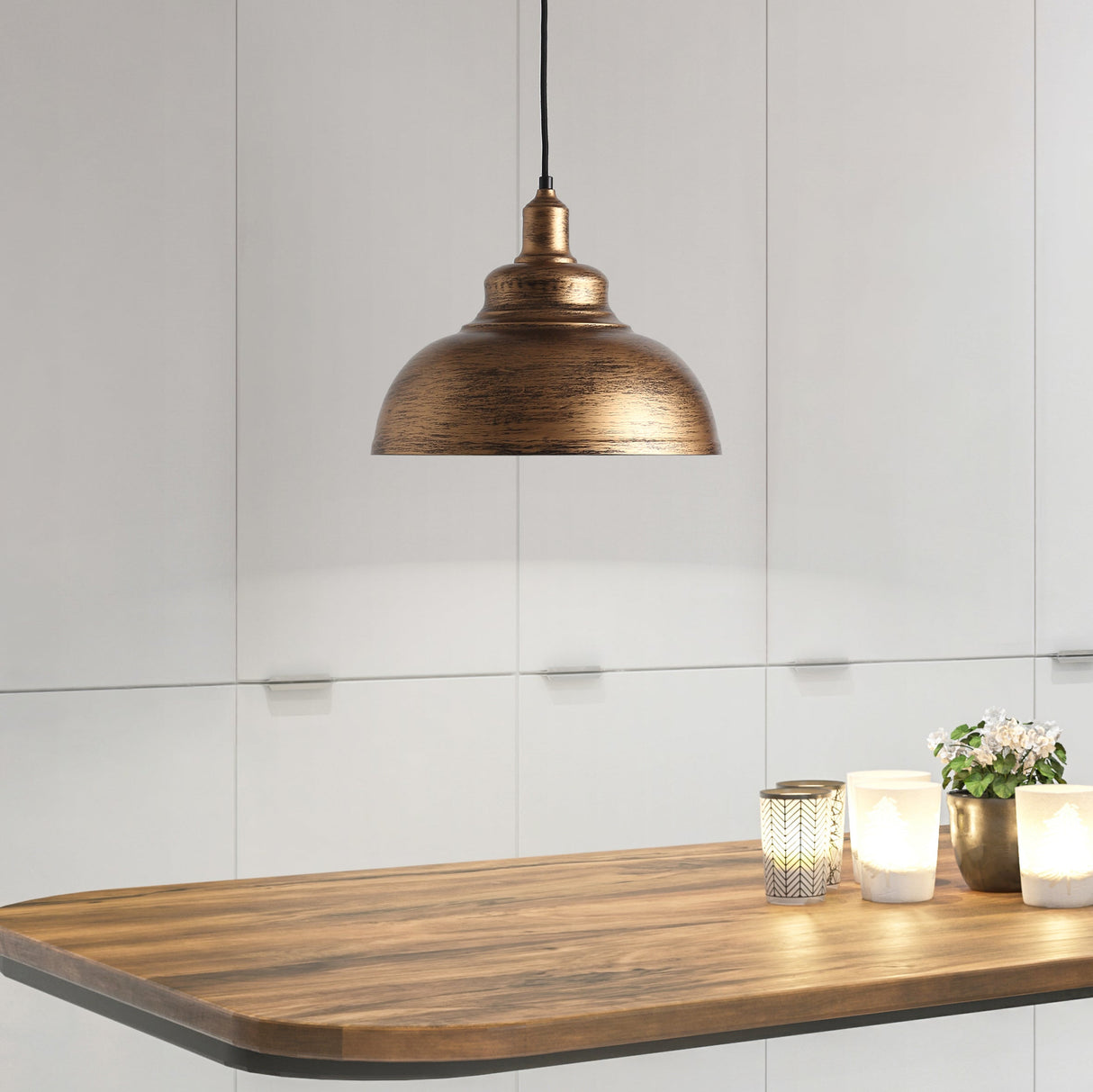 Norman Taklampa Ø35 Antik Mässing-Lampconcept.se