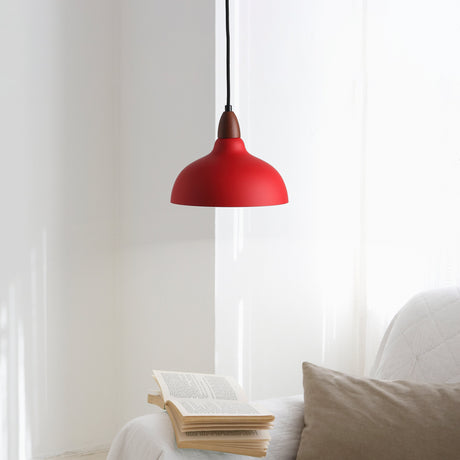 Oak Taklampa Ø24 Röd-Lampconcept.se