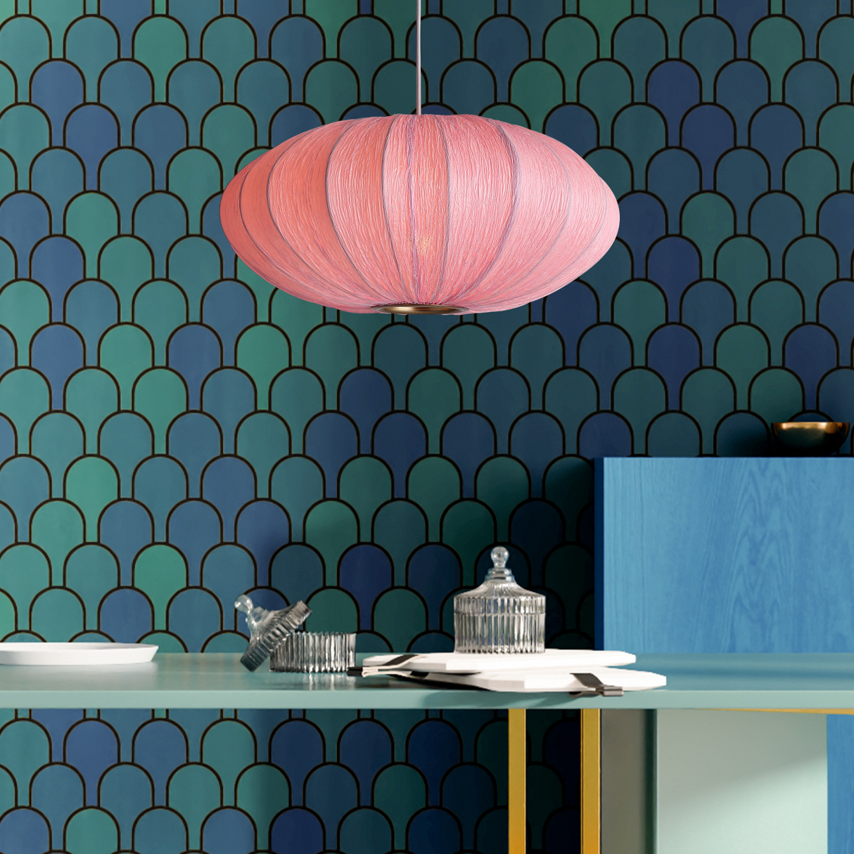 Alcazar Taklampa Ø50 Rosé