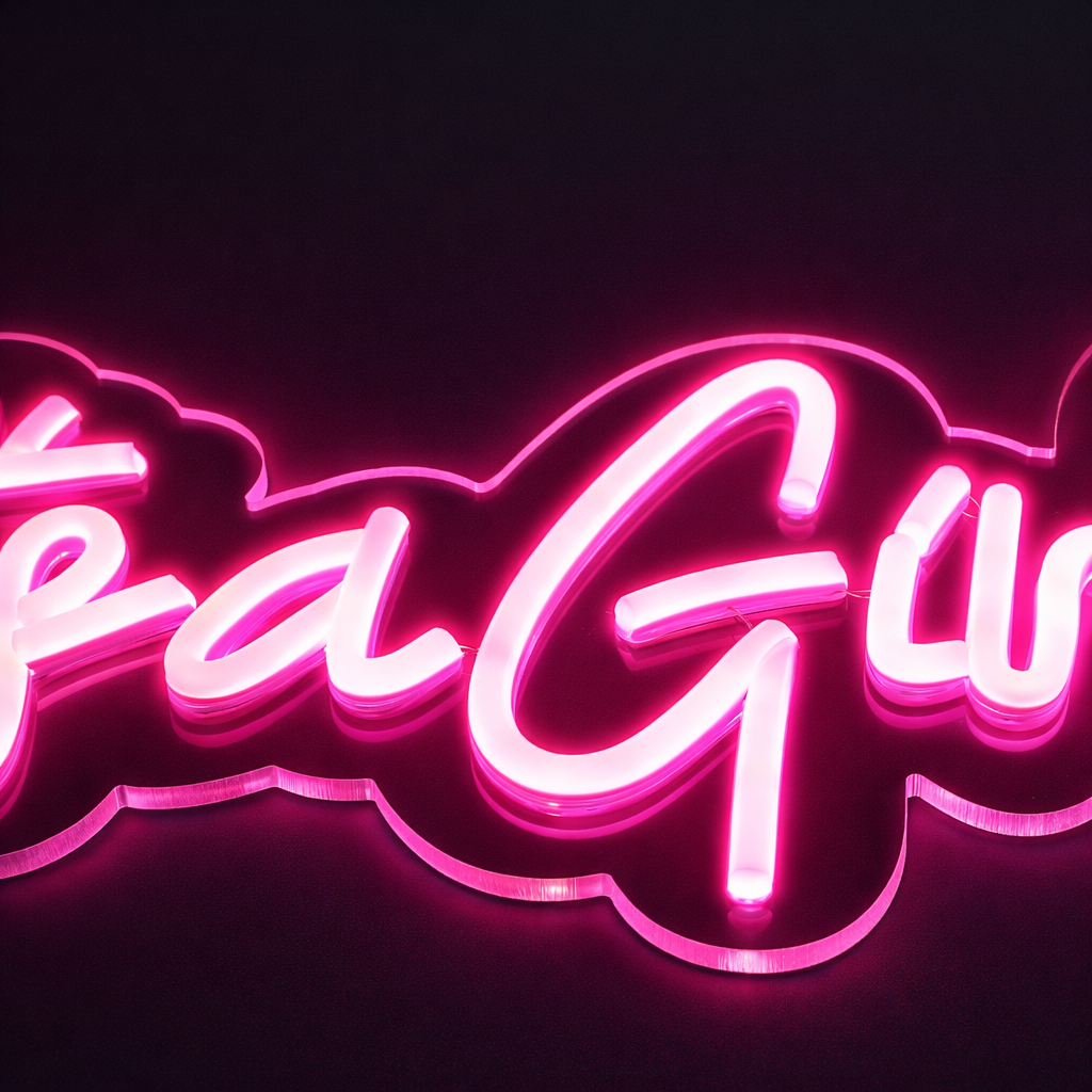 Its a Girl Neon Vägglampa