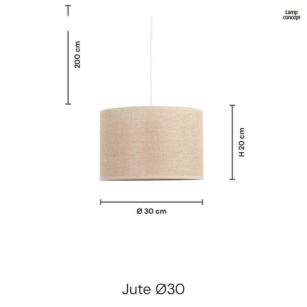 Juta Taklampa Ø30