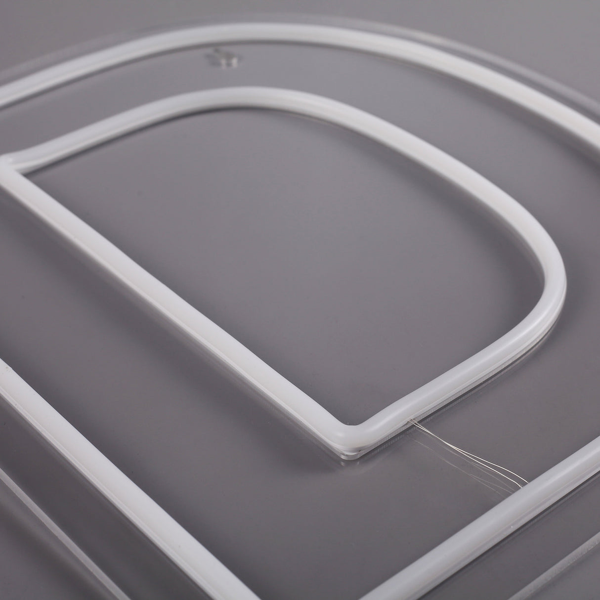 Bokstav D Neon Vägglampa