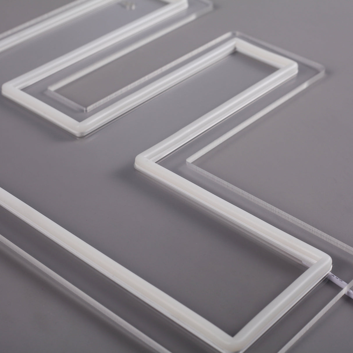 Bokstav F Neon Vägglampa