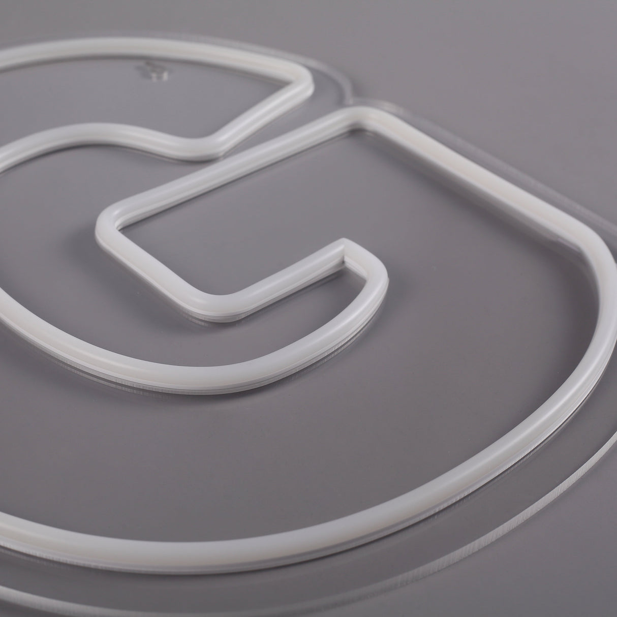 Bokstav G Neon Vägglampa