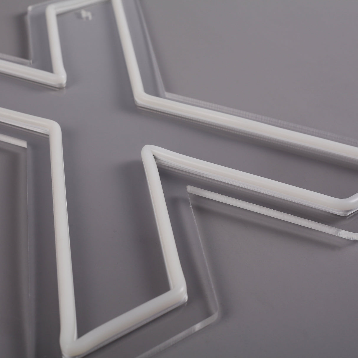 Bokstav X Neon Vägglampa