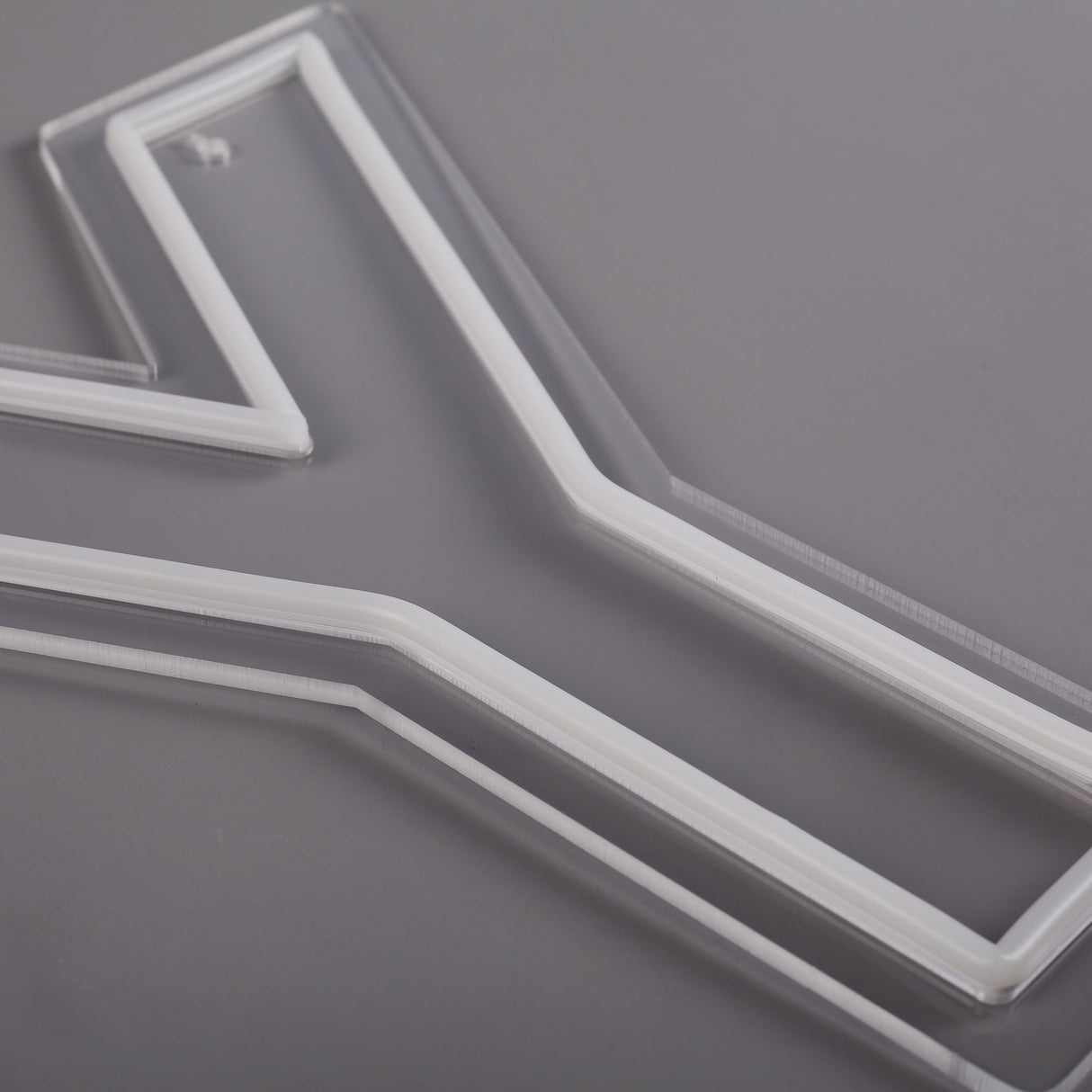 Bokstav Y Neon Vägglampa