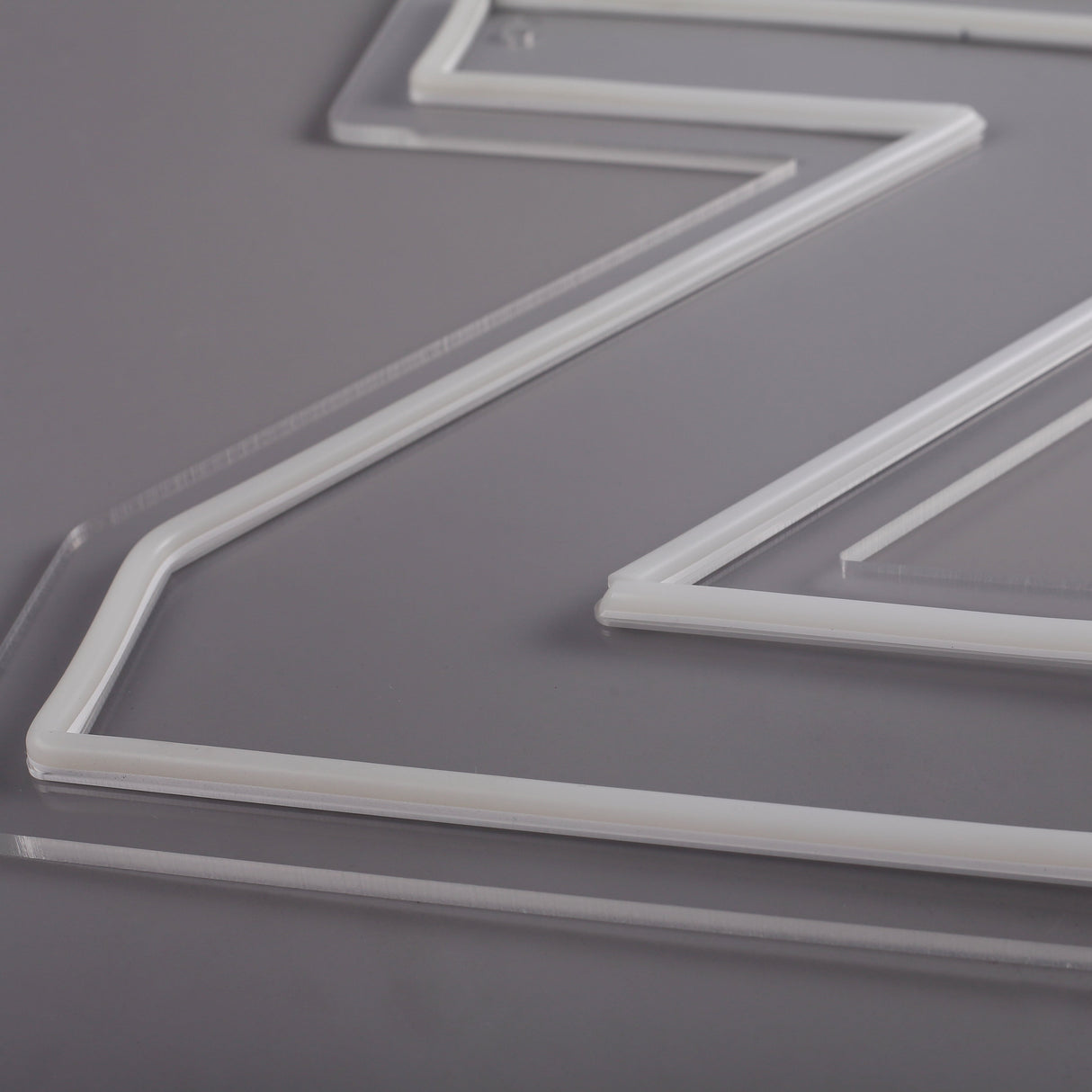 Bokstav Z Neon Vägglampa