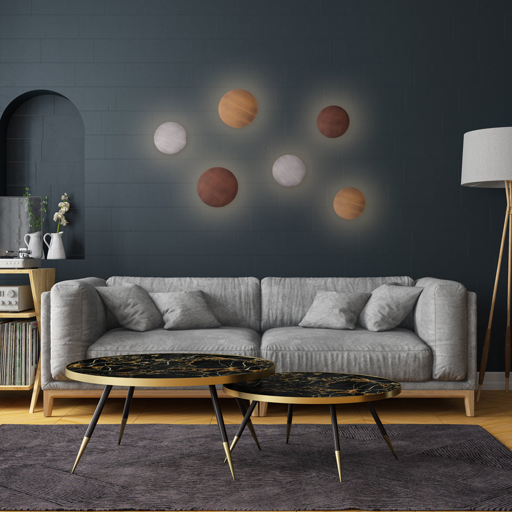 Lori Vägglampa Ø40 Svart