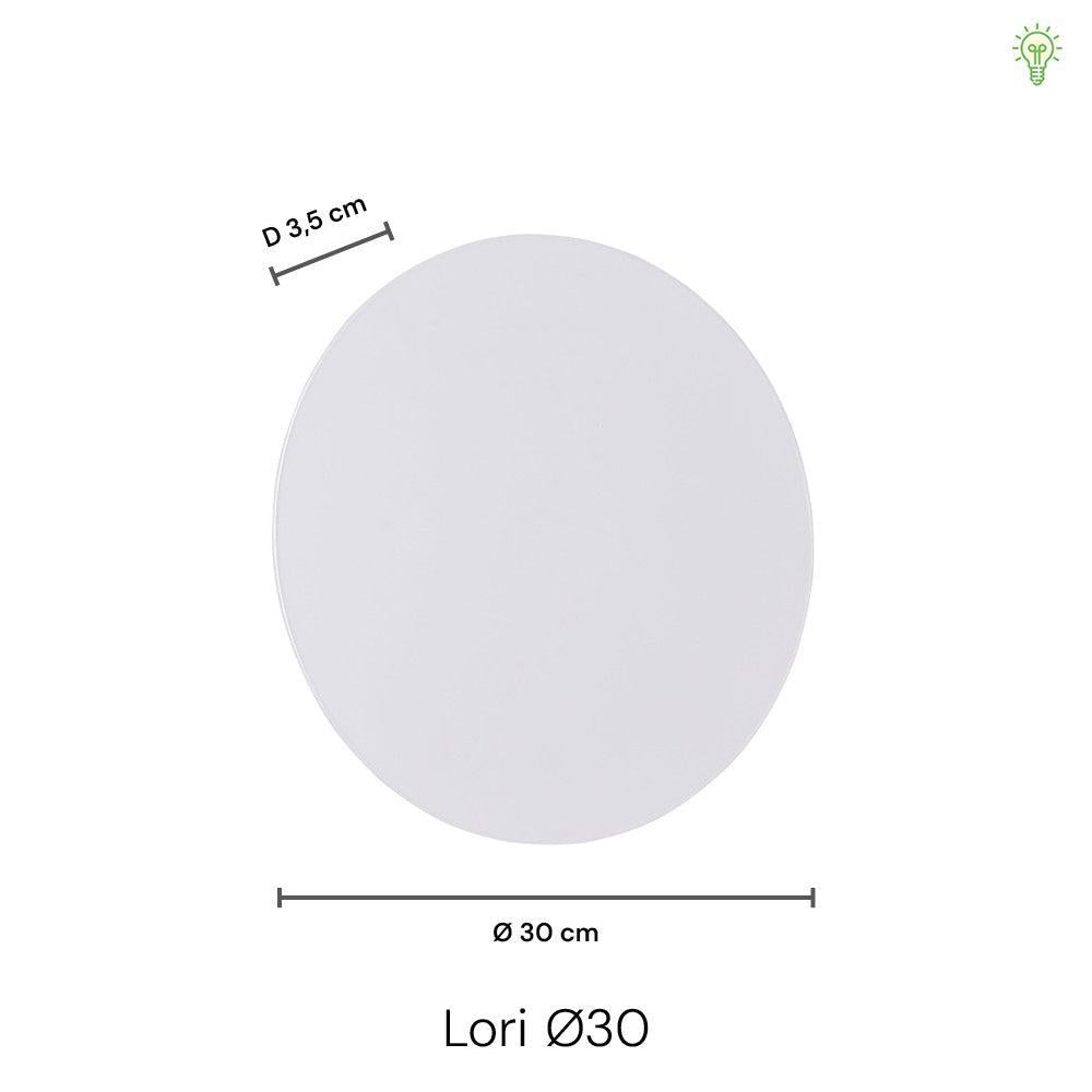 Lori Vägglampa Ø30 Mässing-Lampconcept.se