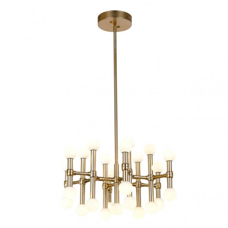 Giovanna LED Ljuskrona Ø30 Bronze-Lampconcept.se