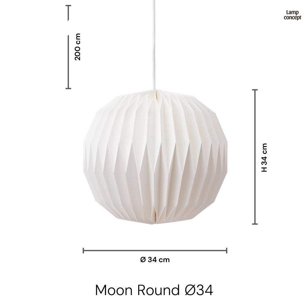 Moon Round Ø34 Taklampa-Lampconcept.se