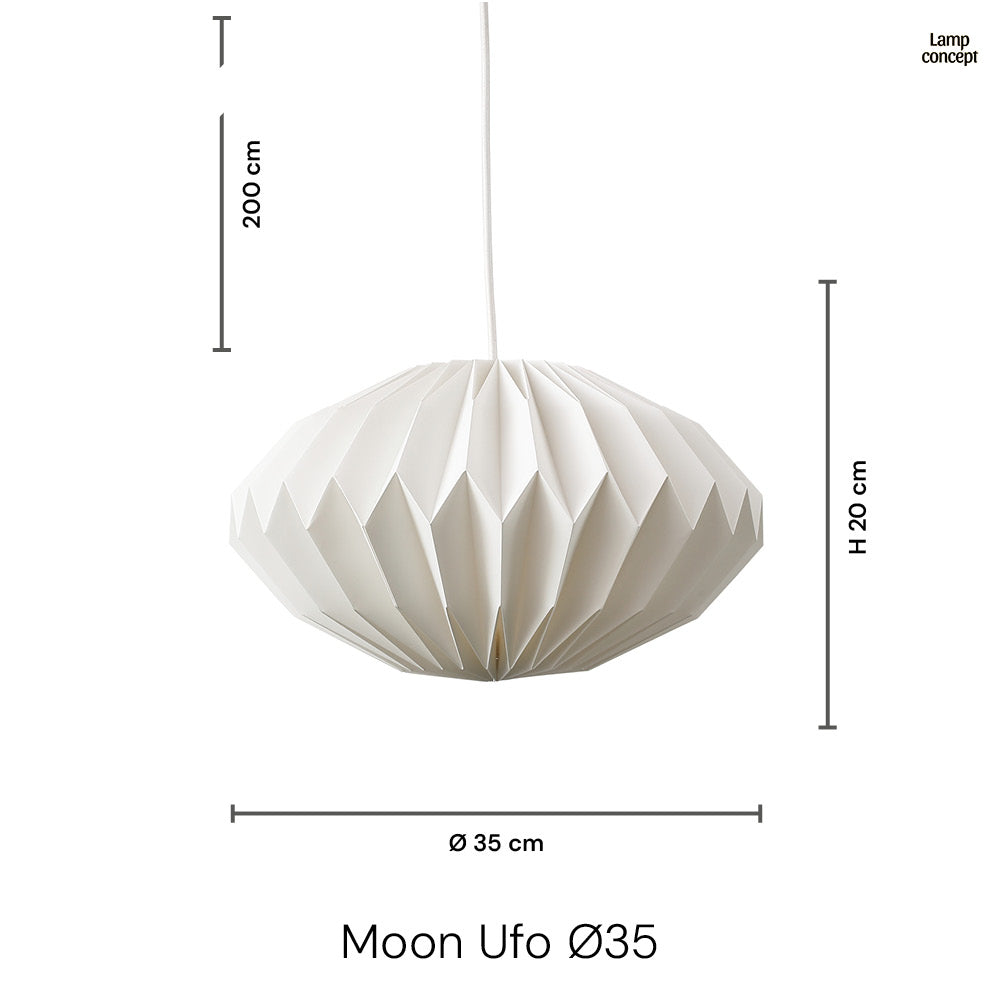 Moon UFO Ø35 Taklampa