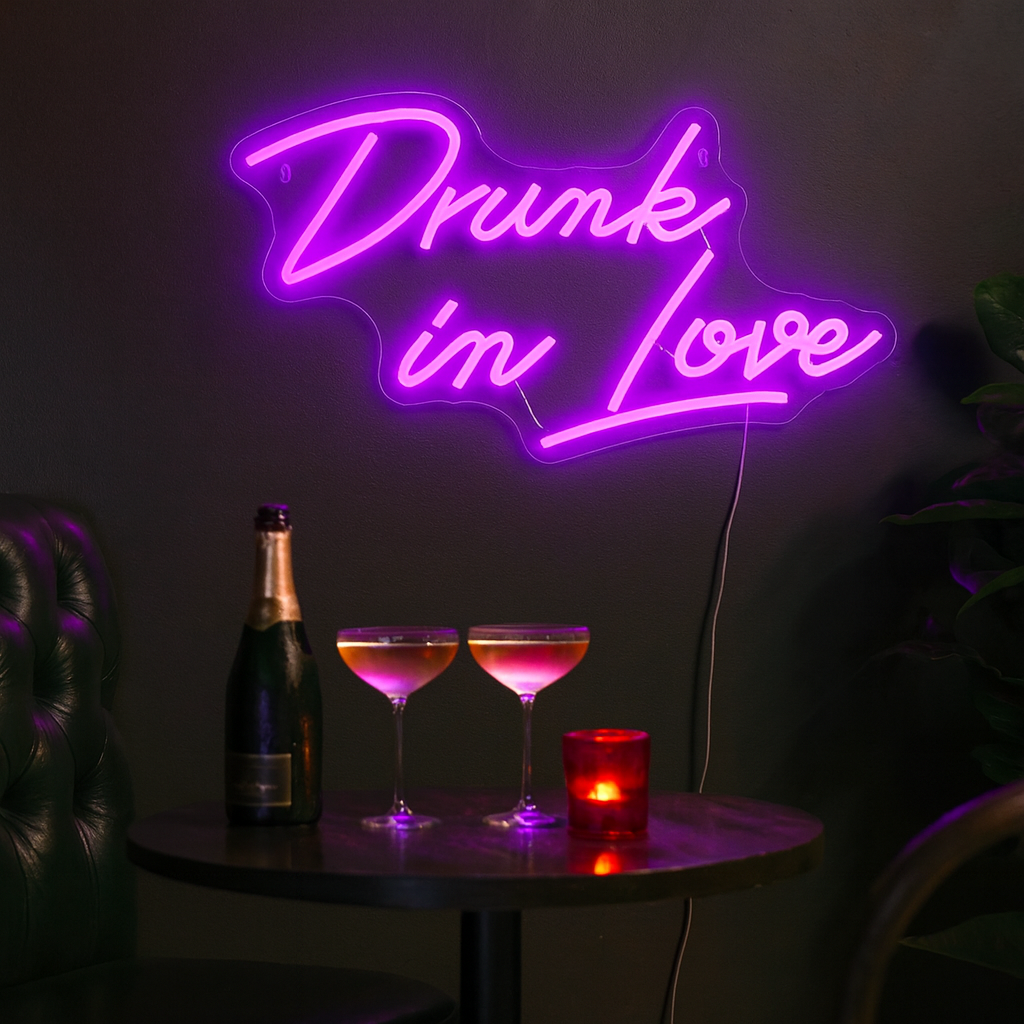 Drunk In Love Neon Vägglampa