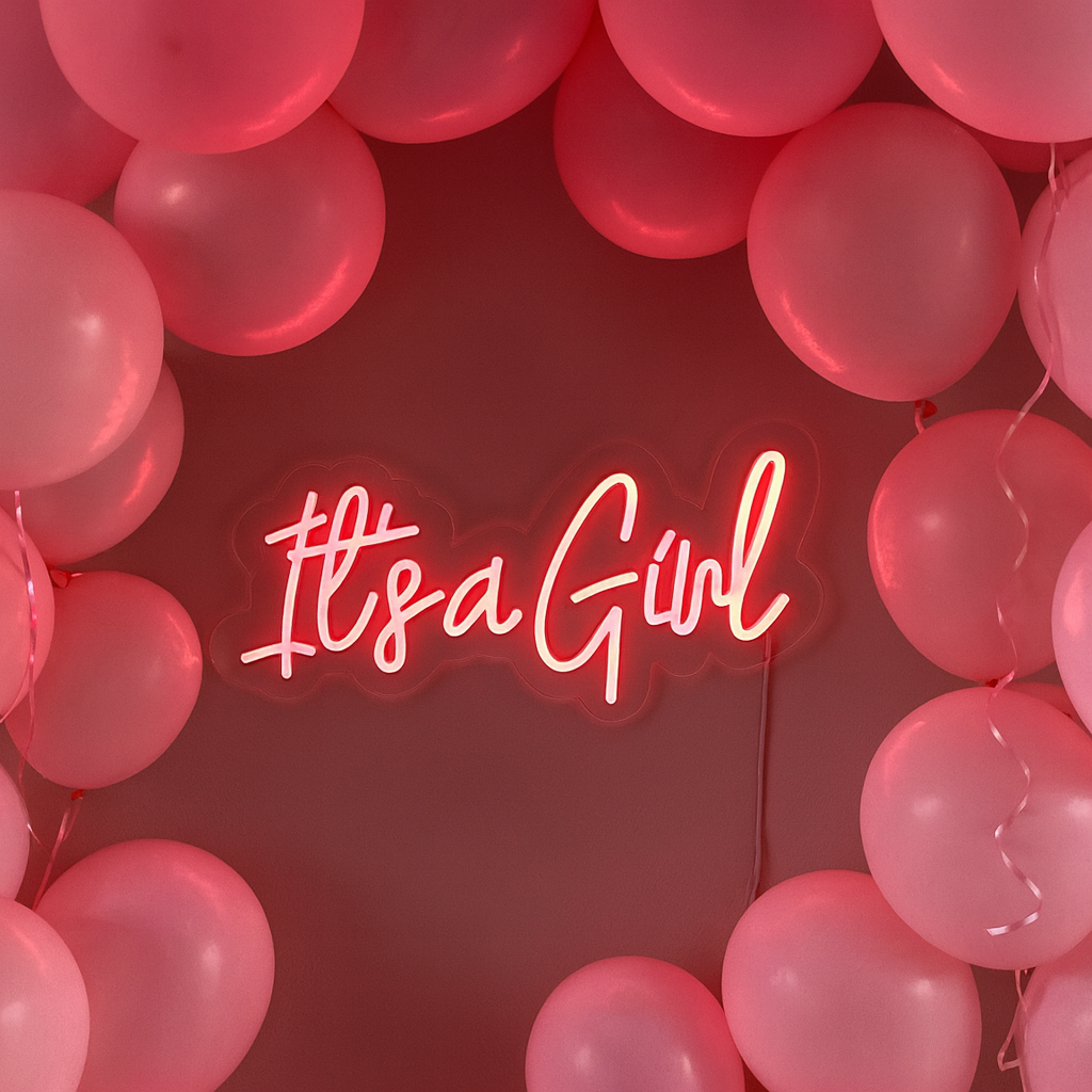 Its a Girl Neon Vägglampa-Lampconcept.se