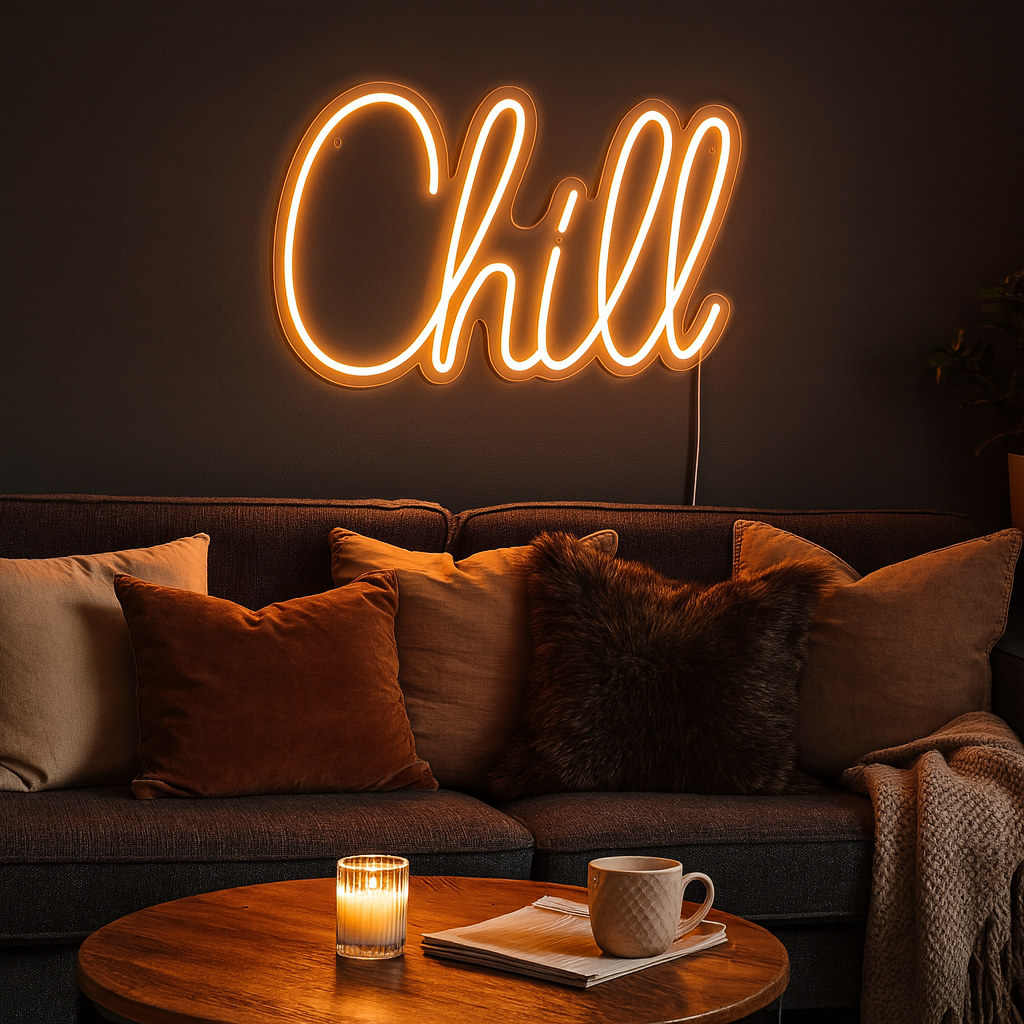 Chill Neon Vägglampa