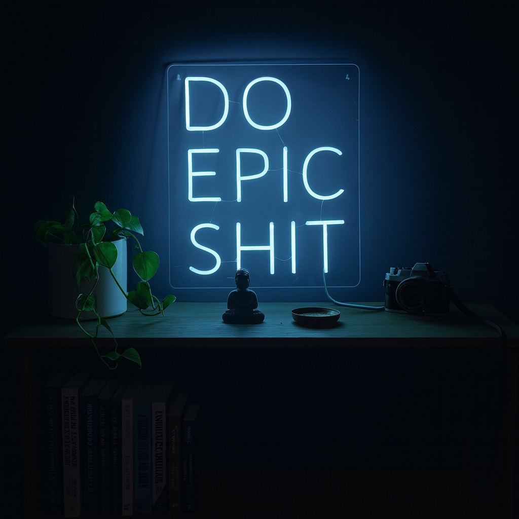 Do Epic Shit Neon Vägglampa