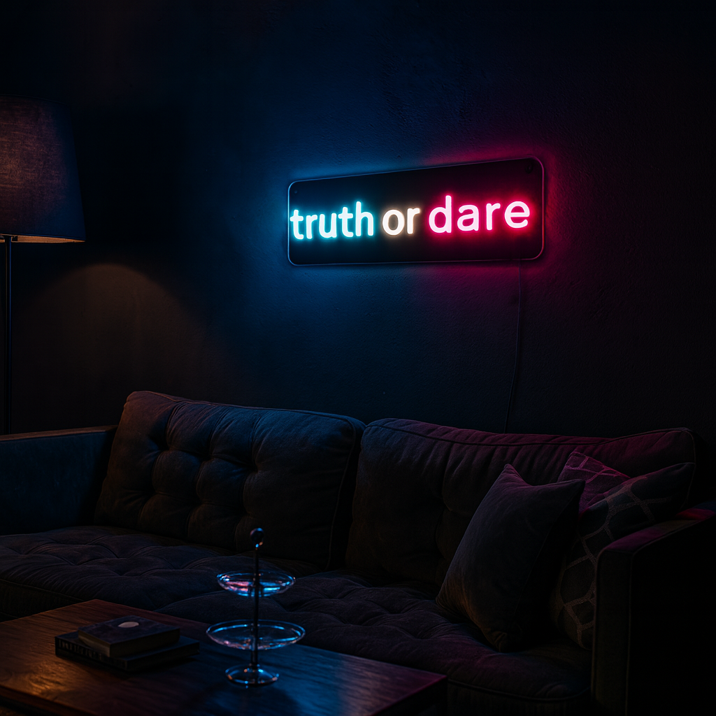 Truth or Dare Neon Vägglampa-Lampconcept.se