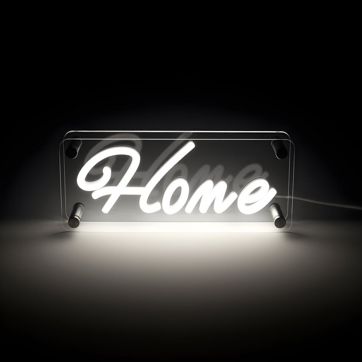 Home LED Neon Box Bordlampa
