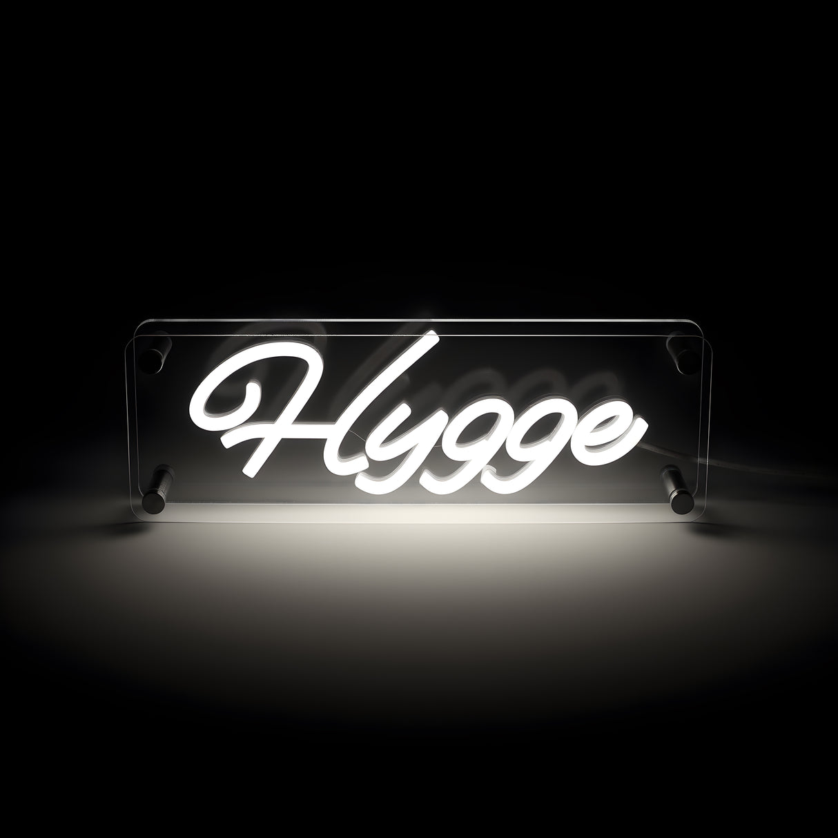 Hygge LED Neon Box Bordlampa