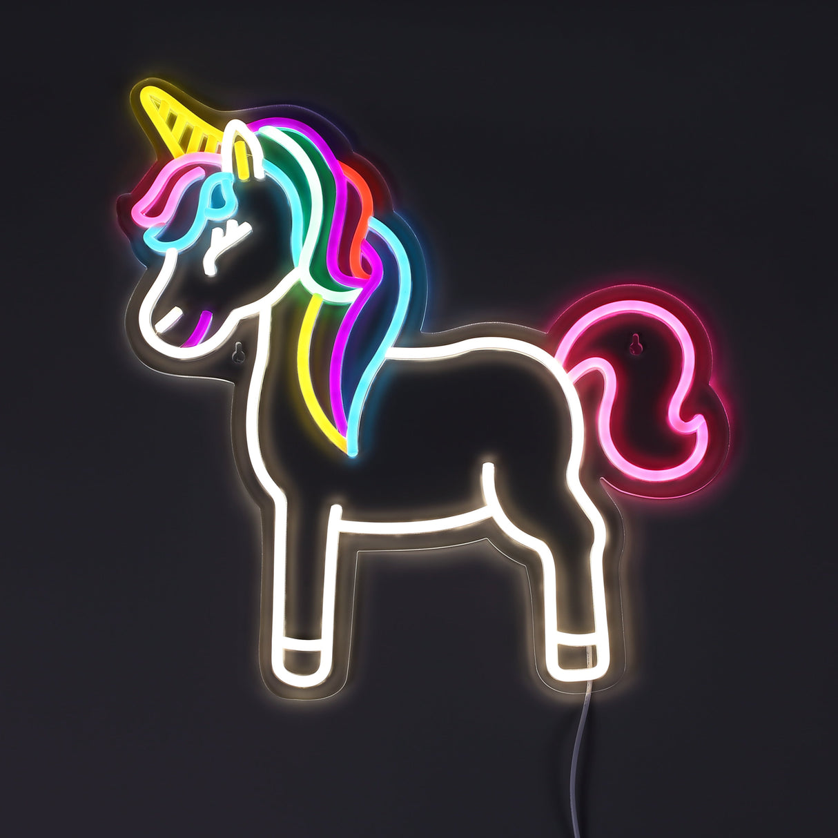 Unicorn Mama Neon Vägglampa