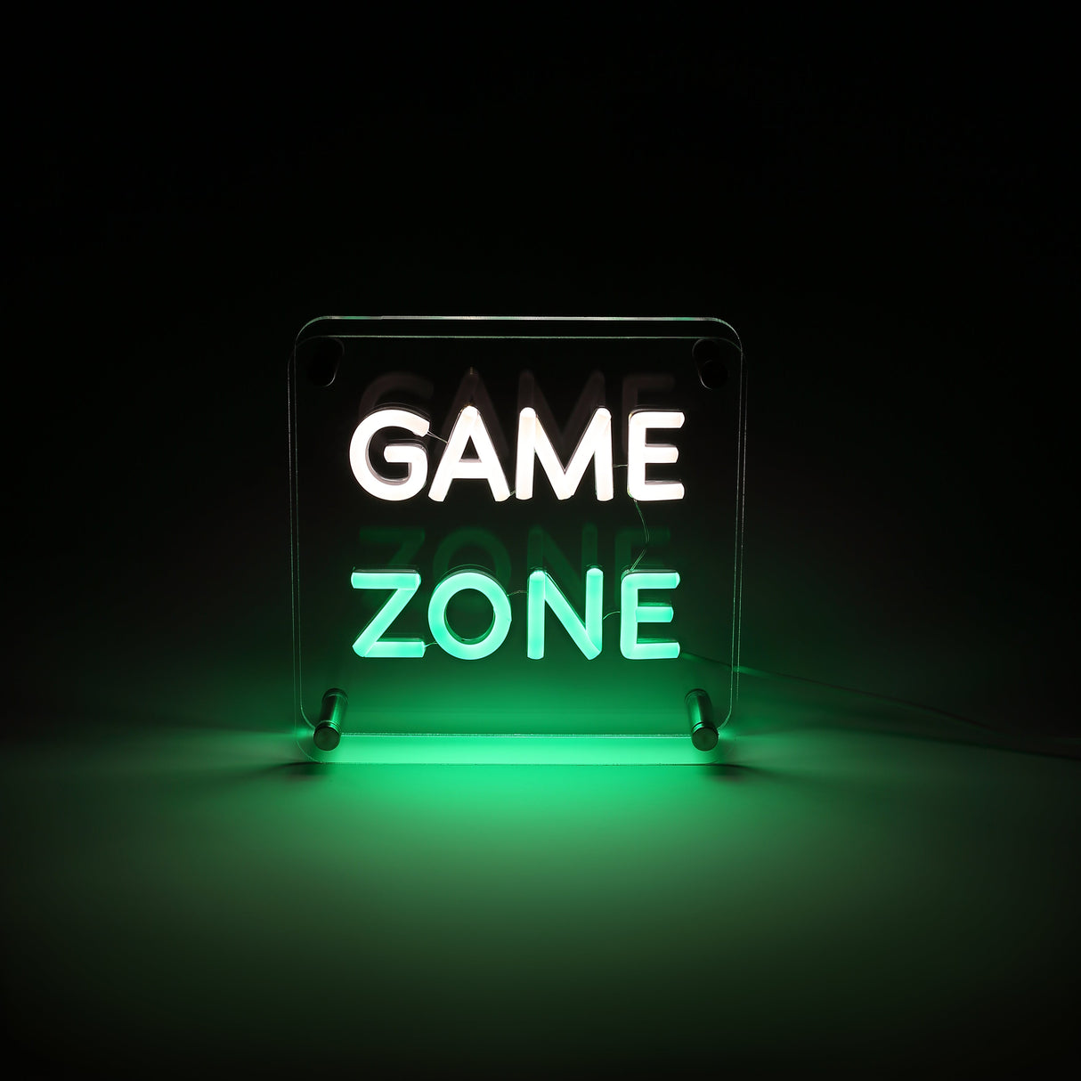 Game Zone LED Neon Box Bordslampa