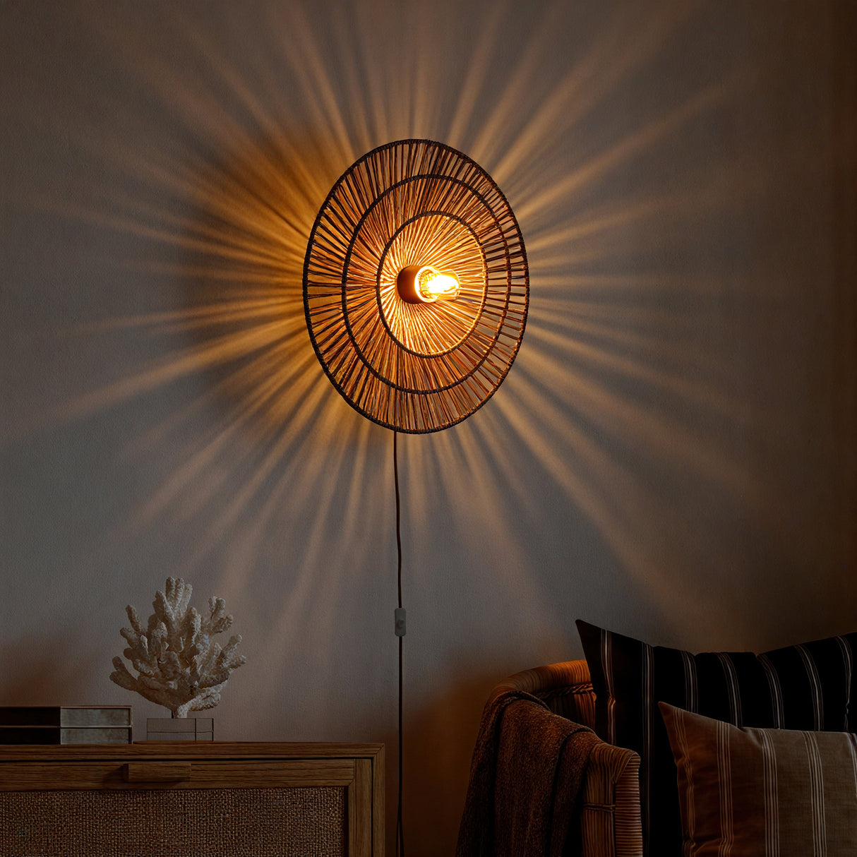 Wave Layer Vägglampa Ø40